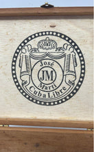 Load image into Gallery viewer, Jose Marti Magnum Brown Wooden Collectible Tobacciana Cigar Box
