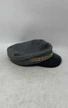 Load image into Gallery viewer, Steve Madden Womens Black Houndstooth Conductor Teddy Newsboy Hat One Size
