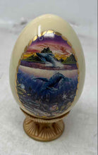 Load image into Gallery viewer, Danbury Mint New Moon Over Windward Oahu Porcelain Egg By Robert Lyn Nelson
