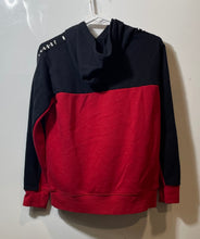 Load image into Gallery viewer, Jordan Boys Red Black Long Sleeve Flight Sideline Fleece Pullover Hoodie Size L
