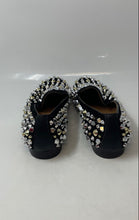 Load image into Gallery viewer, Saks Fifth Avenue Mens Black Suede Slip-On Low Top Studded Loafer Shoes Size 9 M
