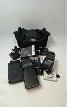 Load image into Gallery viewer, Lot Of 7-Piece Assorted Black Camera Flash Attachment In Case
