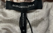 Load image into Gallery viewer, BCBGMAXAZRIA Womens Beige Animal Print Criss Cross Front Maxi Dress Size M
