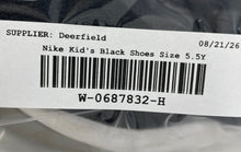 Load image into Gallery viewer, Nike Kids Team Hustle D9 AQ4224-001 Black Lace-Up Sneaker Shoes Size 5.5Y
