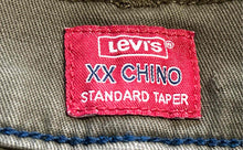 Load image into Gallery viewer, Levi's Mens Green Pockets Straight Leg Chino Pants Size 44X32
