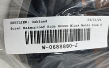 Load image into Gallery viewer, Sorel Kids Out N About Classic NY5168-243 Brown Black Waterproof Boots Size 5
