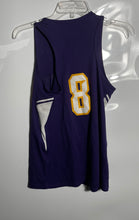Load image into Gallery viewer, Under Armour Youth Purple Paladins #8 Pullover Basketball Jersey Size Small
