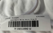 Load image into Gallery viewer, Zara Adults White Cotton Round Neck Short Sleeve Pullover T-Shirt Size Medium
