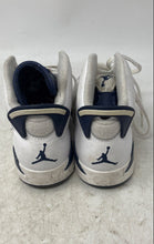 Load image into Gallery viewer, Nike Kids Jordan 6 Retro 384666-141 White Blue Sneaker Shoes Size 13C
