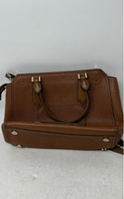 Load image into Gallery viewer, Michael Kors Womens Hayes Brown Detachable Strap Double Handle Satchel Bag
