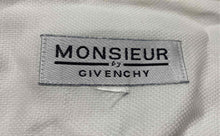 Load image into Gallery viewer, Authentic Monsieur By Givenchy Mens White Dress Shirt No Size Pit To Pit 22&#39;&#39;
