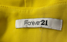 Load image into Gallery viewer, Forever 21 Womens Yellow Pleated Long Sleeve Pullover Blouse Top No Size
