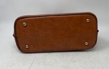 Load image into Gallery viewer, Jingpindaishu Womens Brown Leather Inner Pockets Lined Top Handle Handbag
