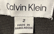 Load image into Gallery viewer, Calvin Klein Womens Black And White Flat Front Pull-On Ankle Leggings Size 2
