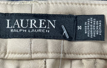 Load image into Gallery viewer, Lauren Ralph Lauren Mens Khaki Pockets Straight Leg Chino Pants Size 14
