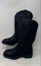 Load image into Gallery viewer, Dream Pairs Womens Black Square Toe Mid-Calf Cowgirl Western Boots Size 6
