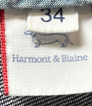Load image into Gallery viewer, Harmont &amp; Blaine Mens Blue Medium Wash Pockets Denim Straight Leg Jeans Size 34
