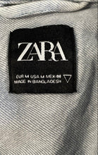 Load image into Gallery viewer, Zara Mens Gray Long Sleeve Pockets Collared Button-Up Shirt Size Medium
