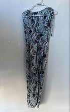 Load image into Gallery viewer, Bebe Womens Multicolor Abstract Print Sleeveless Cinched Lace Maxi Dress Size XS
