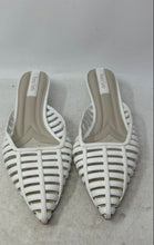 Load image into Gallery viewer, Franco Sarto Womens Marlina White Pointed Toe Slip-On Kitten Mule Heels Size 10M
