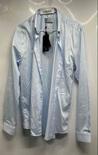 Load image into Gallery viewer, Stardust Mens Blue Long Sleeve Collared Button-Up Shirt Size Large With Tag

