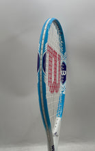 Load image into Gallery viewer, Wilson Serena Blue White Lightweight Frame Easy Swings Sports Tennis Racket
