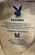 Load image into Gallery viewer, Playboy Mens Brown Crew Neck Long Sleeve Pullover Sweatshirt Size Medium

