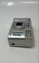 Load image into Gallery viewer, Vivitar PZ2800 Silver Tone Power Zoom 35mm Point &amp; Shoot Film Camera Not Tested
