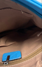 Load image into Gallery viewer, VZ Vera Handbag Womens Bright Blue Leather Detachable Strap Zipper Crossbody Bag
