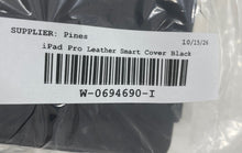 Load image into Gallery viewer, Apple iPad Pro Black Leather Folding Smart Cover Tablet Case
