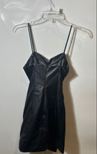 Load image into Gallery viewer, Zara Womens Black Spaghetti Strap Sweetheart Neck Back Zipper Mini Dress Size XS
