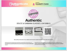 Load image into Gallery viewer, Authentic Dolce &amp; Gabbana Women's Black Red Roses Glasses With Case
