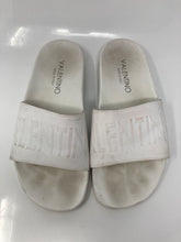 Load image into Gallery viewer, Authentic Valentino Womens White Slip-On Slide Sandals Size EUR 38/5 Stained
