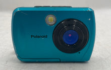 Load image into Gallery viewer, Polaroid IS048 Blue Built-In Flash Waterproof Digital Camera Not Tested
