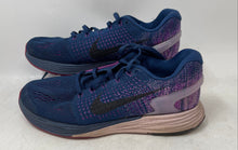 Load image into Gallery viewer, Nike Womens LunarGlide 7 747356-405 Blue Lace-Up Low Top Running Shoes Size 8
