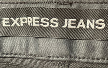 Load image into Gallery viewer, Express Jeans Womens Black Flat Front Straight And Pencil Skirt Size 4
