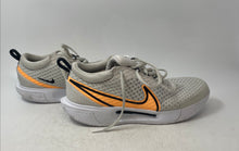 Load image into Gallery viewer, Nike Mens Court Zoom Pro HC DH0618-002 White Black Orange Sneaker Shoes Size 9
