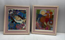 Load image into Gallery viewer, Lot Of 2 Pieces Assorted Abstract Framed Wall Art Prints By Jorinde Binder
