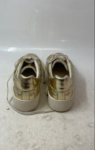 Load image into Gallery viewer, Michael Kors Womens Emmett Gold Lace-Up Low Top Sneakers Shoes Size 7.5 M
