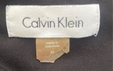 Load image into Gallery viewer, Calvin Klein Womens Black Keyhole Neck Sleeveless Regular Fit Blouse Top Size M
