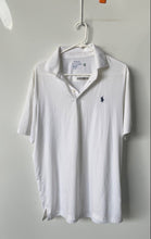Load image into Gallery viewer, Polo Ralph Lauren Mens White Short Sleeve Collared Performance Polo Shirt Size M
