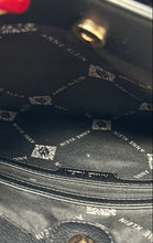 Load image into Gallery viewer, Anne Klein Womens Black Inner Zip Pockets Detachable Strap Shoulder Satchel Bag
