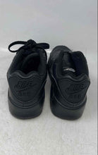 Load image into Gallery viewer, Nike Kids Air Max 90 LTR Black Leather Lace-Up Sneaker Shoes Size 6Y No Laces
