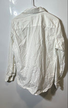 Load image into Gallery viewer, Zara Mens White Long Sleeve Collared Regular Fit Button-Up Shirt Size Medium
