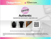 Load image into Gallery viewer, Authentic Swarovski Women's Silver Tone Necklace With Pendant
