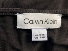 Load image into Gallery viewer, Calvin Klein Womens Black 3/4 Sleeve V-Neck Blouse Top Size Large

