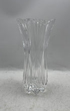 Load image into Gallery viewer, Mikasa Clear Crystal Glass Calliope Blossom Decorative Collectible Vase
