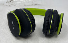 Load image into Gallery viewer, Zihnic Green Black Wireless Over Ear Bluetooth Headphones w/ Case Not Tested
