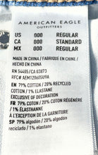 Load image into Gallery viewer, American Eagle Womens Blue Light Wash Straight Leg Jeans Size 000
