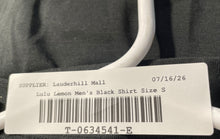 Load image into Gallery viewer, Lululemon Mens Black Short Sleeve Collared Golf Polo Shirt Size Small
